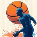 Adult Basketball League Icon